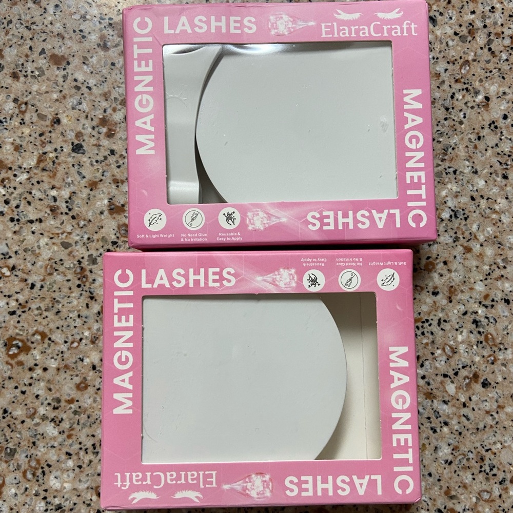 2 sets of elara craft magnetic eye lashes